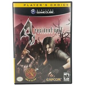 Resident Evil 4 Player's Choice (Nintendo GameCube, 2005) Complete W/ Manual